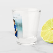 Personalisierte Paar-Foto-Hochzeit Schnapsglas (Rechts)