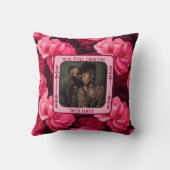 Personalisierte Paare 30. Jubiläumswurfkissen Kissen (Rückseite)