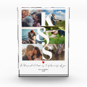 Personalisierte Paare Foto LIEBE Geschenk (Vorderseite)