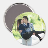 Personalisierte Paare Foto Magnet (Vorderseite/Rückseite)
