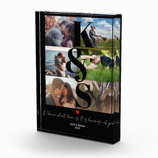 Personalisierte Paare Foto Maßgeschneiderte Quote  (Rechts)