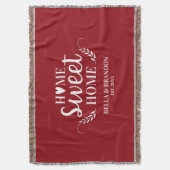 Personalisierte Paare Hochzeitstiefel Decke (Vorderseite Vertikal)