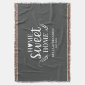 Personalisierte Paare Hochzeitstiefel Decke (Vorderseite Vertikal)