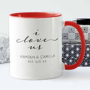 Personalisierte Paare I Liebe Uns Valentinstag Tasse