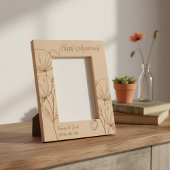 Personalisierte Paare Jahrestag Geätzte Rahmen