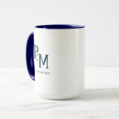 Personalisierte Paare Kaffeepause Tasse (Vorderseite Links)