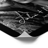 Personalisierte Paare Poster Print Moderne Minimal (Ecke)