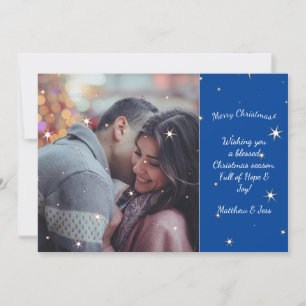 Personalisierte Paare Weihnachtskarte