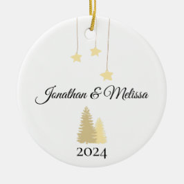 Personalisierte Paarverzierung, Paare Weihnachten Keramik Ornament