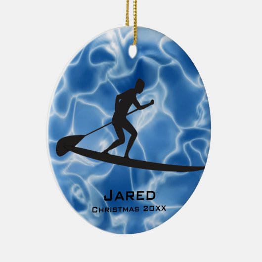 Personalisierte Paddleboarding Ornament (Rechts)