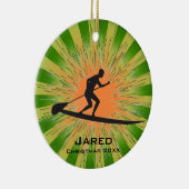 Personalisierte Paddleboarding Ornament (Rechts)
