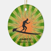 Personalisierte Paddleboarding Ornament (Links)