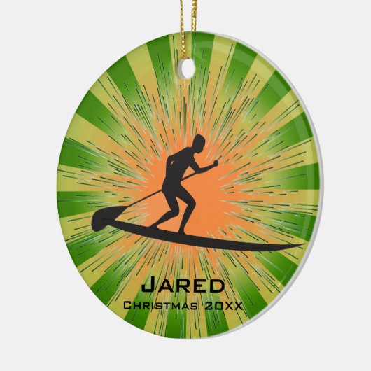 Personalisierte Paddleboarding Ornament (Links)