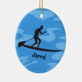 Personalisierte Paddleboarding Ornament (Rechts)