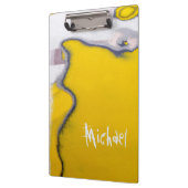 Personalisierte Paint Peeling Art Klemmbrett (Links)