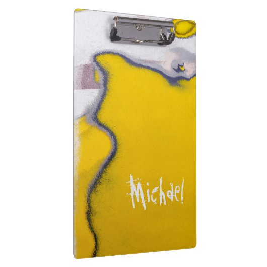 Personalisierte Paint Peeling Art Klemmbrett (Rechts)