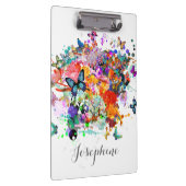 Personalisierte Paint splash Butterfly-Zwischenabl Klemmbrett (Rechts)