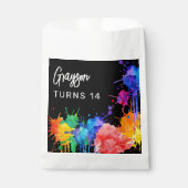 Personalisierte Paintballparty Geschenktütchen (Vorderseite)