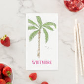 Personalisierte Palm Beach Palme Serviette (Beispiel)