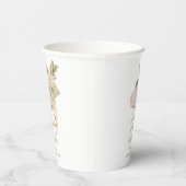 Personalisierte Palmen und Prosecco-Brautparty Pappbecher (Rechts)