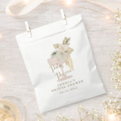 Personalisierte Palmen und Prosecco Bridal Geschenktütchen (Ausgeschnitten)