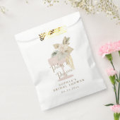 Personalisierte Palmen und Prosecco Bridal Geschenktütchen (Versiegelt)