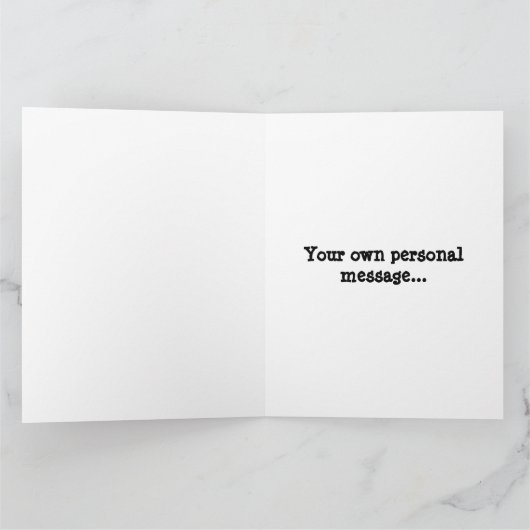 Personalisierte Panda-Muttertagskarte Karte (Innenseite)