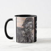 Personalisierte Pandemie Geburtsname und Alter Tasse (Links)