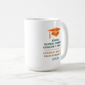 Personalisierte Pandemie - Graduate Class 2021 Tas Kaffeetasse (VorderseiteRechts)