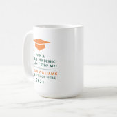 Personalisierte Pandemie - Graduate Class 2021 Tas Kaffeetasse (Vorderseite Links)