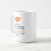 Personalisierte Pandemie - Graduate Class 2021 Tas Kaffeetasse (Vorderseite Links)