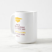 Personalisierte Pandemie - Graduate Class 2021 Tas Kaffeetasse (Vorderseite Links)