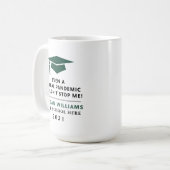 Personalisierte Pandemie - Graduate Class 2021 Tas Kaffeetasse (Vorderseite Links)