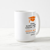 Personalisierte Pandemie - Graduate Class 2021 Tas Kaffeetasse (VorderseiteRechts)