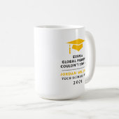 Personalisierte Pandemie - Graduate Class 2021 Tas Kaffeetasse (VorderseiteRechts)