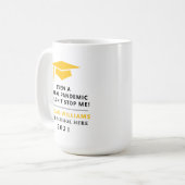 Personalisierte Pandemie - Graduate Class 2021 Tas Kaffeetasse (Vorderseite Links)
