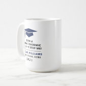 Personalisierte Pandemie - Graduate Class 2021 Tas Kaffeetasse (Vorderseite Links)