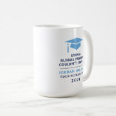 Personalisierte Pandemie - Graduate Class 2021 Tas Kaffeetasse (VorderseiteRechts)