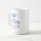 Personalisierte Pandemie - Graduate Class 2021 Tas Kaffeetasse (Vorderseite Links)