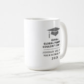 Personalisierte Pandemie - Graduate Class 2022 Tas Kaffeetasse (VorderseiteRechts)