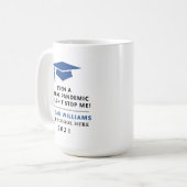 Personalisierte Pandemie - Graduate Class 2022 Tas Kaffeetasse (Vorderseite Links)