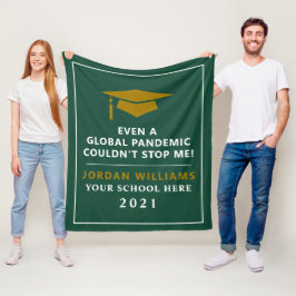 Personalisierte Pandemie - Graduatklasse 2021 Fleecedecke