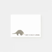 Personalisierte Pangolin-Post-Itanmerkungs-Auflage Post-it Klebezettel (Vorderseite)