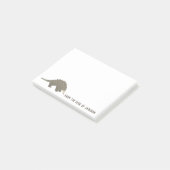 Personalisierte Pangolin-Post-Itanmerkungs-Auflage Post-it Klebezettel (angewinkelt)