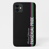Personalisierte Pansexual-Flag-Farbstreifen nach M Case-Mate iPhone Hülle (Rückseite)