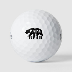 Personalisierte Papa Bear Golf Balls, Callaway Golfball
