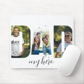 Personalisierte „PAPA mein Held“ Mauspad (Mit Mouse)