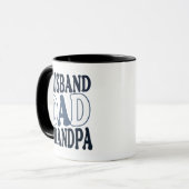 Personalisierte Papa Tasse, Foto Geschenk Tasse, V Tasse (Vorderseite Links)