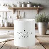 Personalisierte Papa-Tasse mit Herz | Individuelle Kaffeetasse
