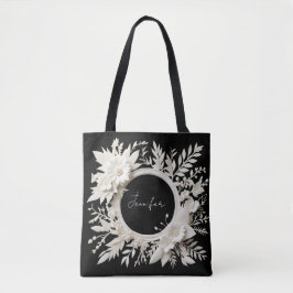 personalisierte Papierblumenrahmen-Tasche  Tasche